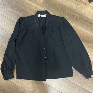 Vintage liquid silk top